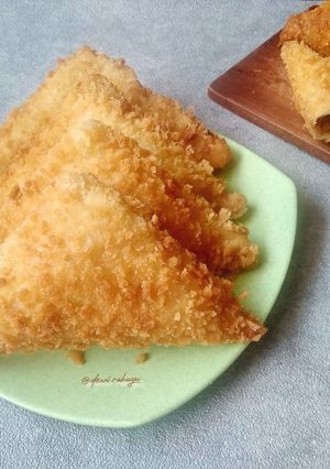 Foto resep Roti Tawar Goreng (isi meses keju)