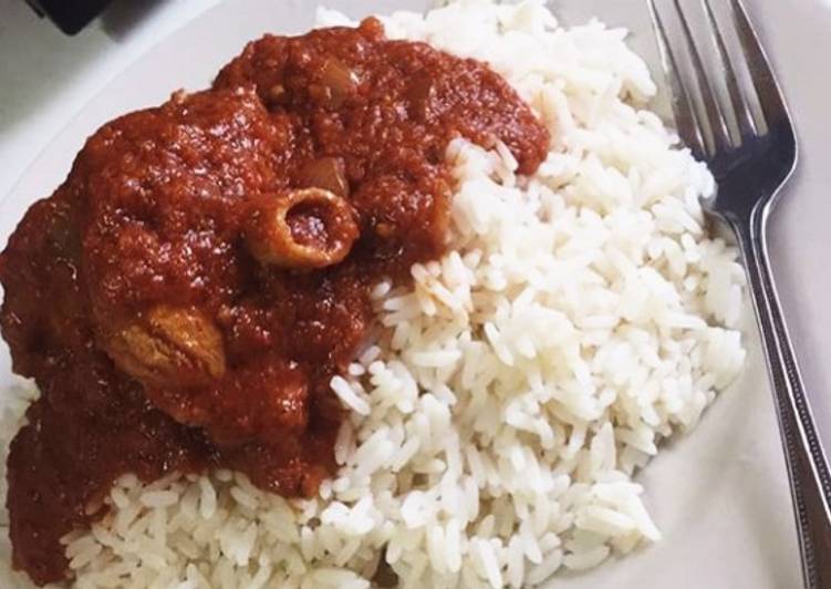 Sunday Rice and stew