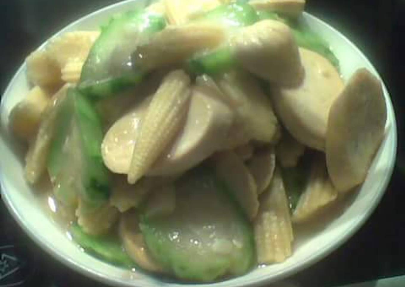 Oyong/Gambas Tumis Jagung Muda/Janten