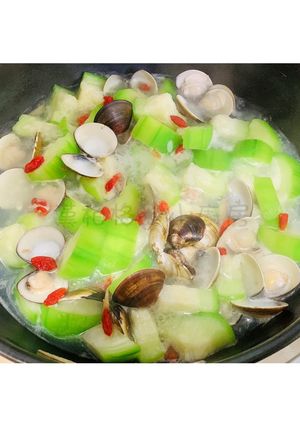 絲瓜蛤蜊 的食譜成品照片
