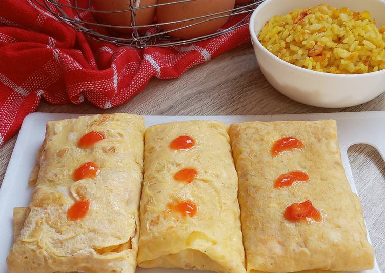 Bagaimana memasak Nasgorgul (nasi goreng gulung) Anti Gagal