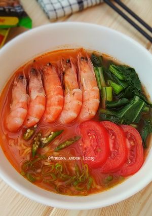 Foto resep Mie Instan Kuah Pedas