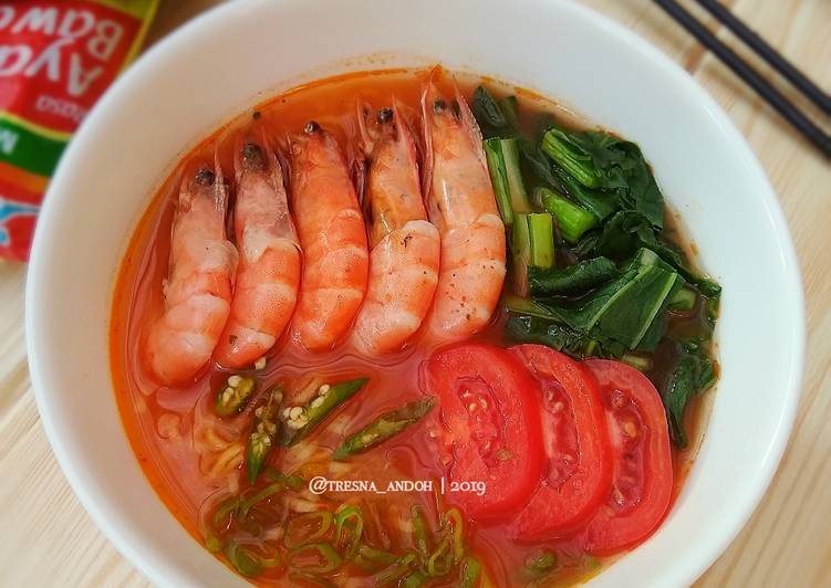 Resep: Mie Instan Kuah Pedas Kekinian