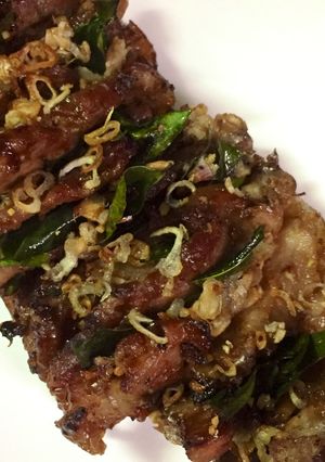 Hình của món Giò heo nướng.