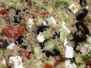 Una foto de ideas para ensalada con quinoa
