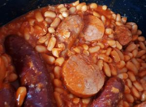 Une photo de Cassoulet à ma façon maison en cocotte Magimix