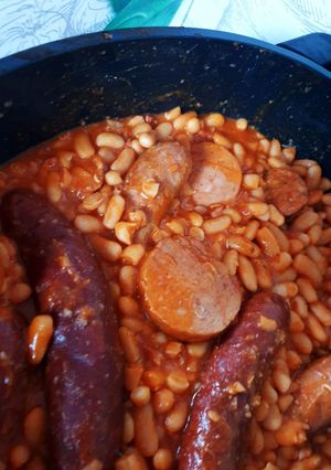 Une photo de Cassoulet à ma façon maison en cocotte Magimix