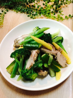 鹽水雞肉沙拉 的食譜成品照片