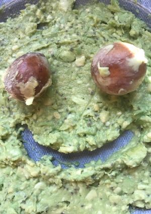 Una foto de Puré de palta