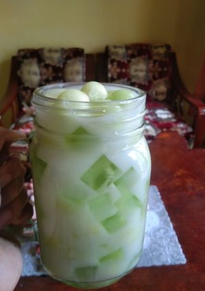 Foto resep Es Melon Susu