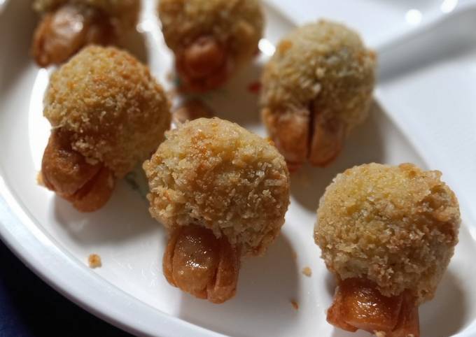 Resep: Kentang Gurita 🐙 (Finger Food MPASI 12 bulan +) Menu Enak Dan Mudah Dibuat