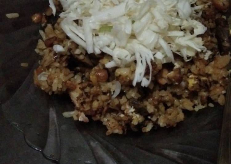 Nasi goreng ati tempe