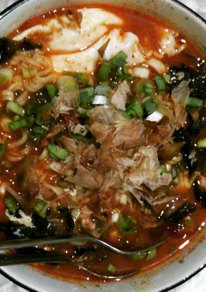 Foto resep Spicy Miso Ramen Indomie non msg