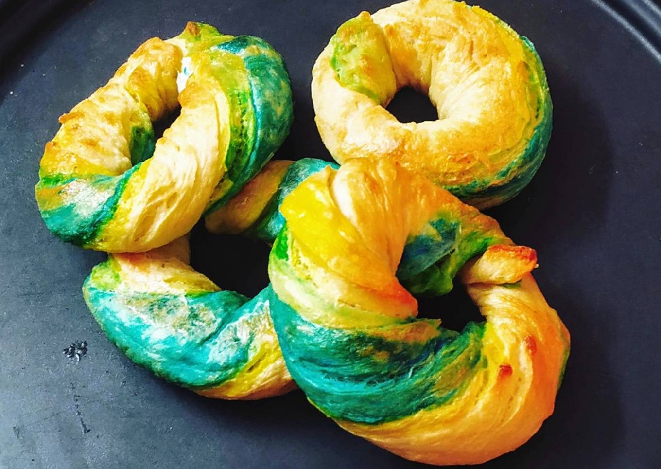 Multi Colored bagel