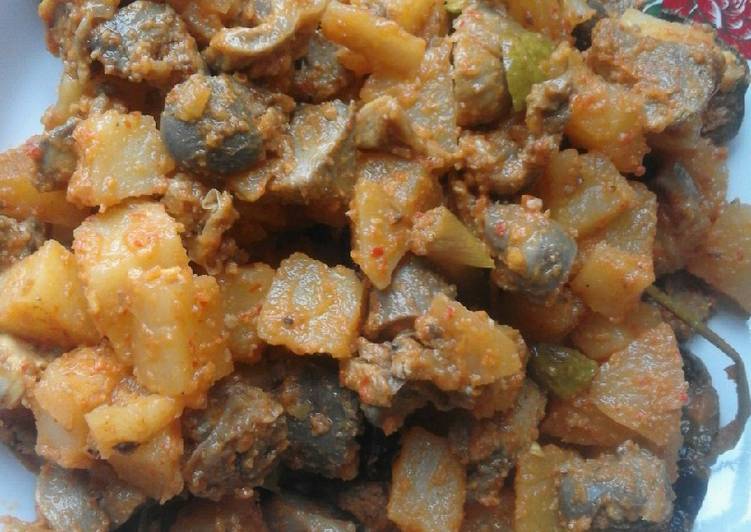 Resep Sambal goreng hati ayam ketang dan pete Anti Gagal