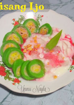 Foto resep Pisang ijo topping kacang (adaptasi resep dari Sinta Wibisono)
