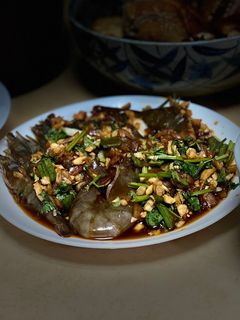 A picture of Soy Sauce Marinated Shrimp🦐.