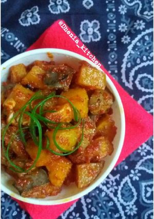 Foto resep Sambel kentang ati ayam