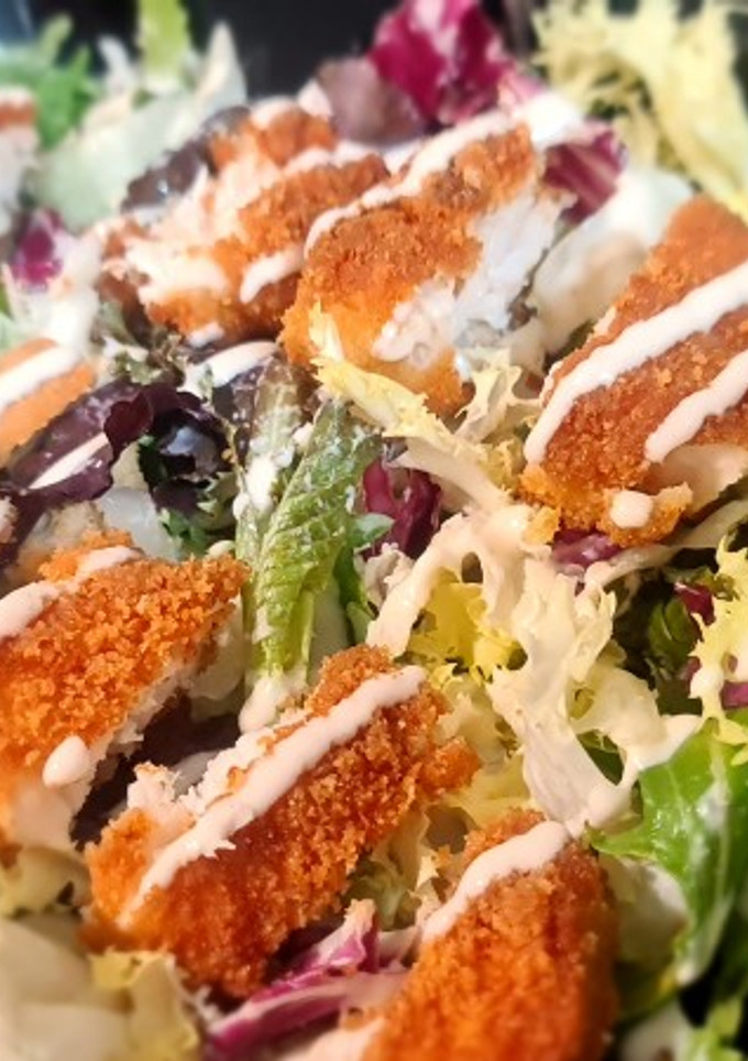Una foto de Ensalada César sin gluten