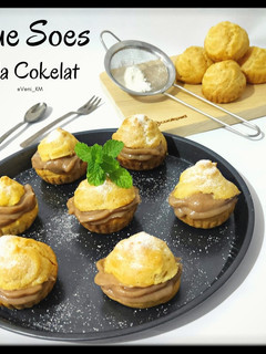 Foto resep Kue Soes Vla Cokelat