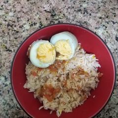 A picture of Egg curry #themechallenge.