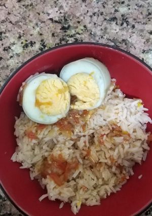 A picture of Egg curry #themechallenge.