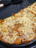 Pizza con harina común e integral ✨