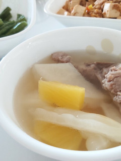 鳳梨苦瓜排骨湯(電鍋) 的食譜成品照片