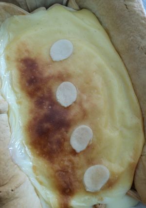 Une photo de Flan arôme pistache