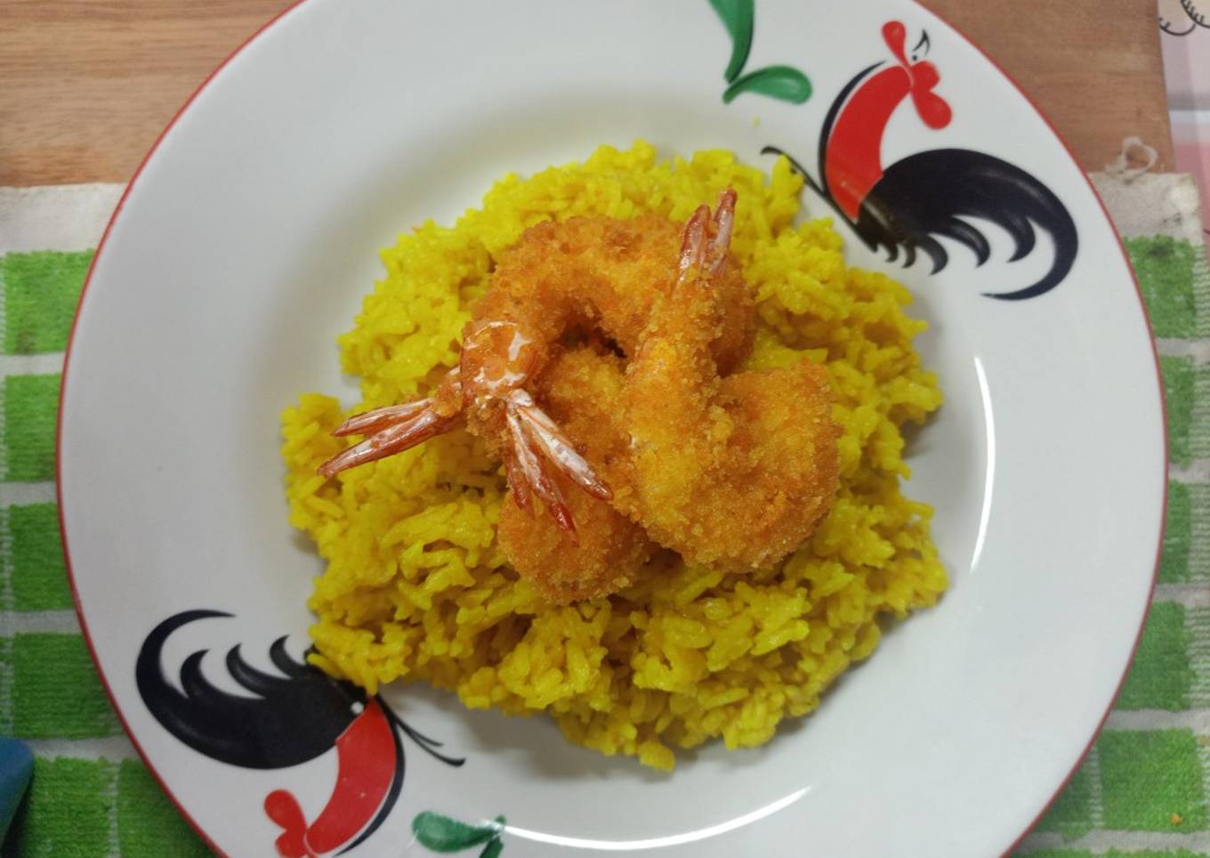 Nasi Kuning Rice cooker