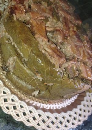 صورة لوصفة طاجن محشي ورق عنب