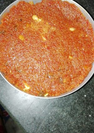 A picture of Gazar ka halwa.
