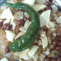 A picture of Sabudana misal.
