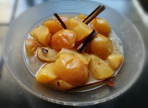 Una foto de Compota de manzana