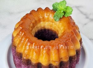 Foto resep Taro Brownies Cheese Karamel