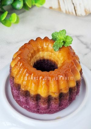 Foto resep Taro Brownies Cheese Karamel
