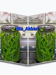 عکسی از دستور 🍀ترشی فلفل سبز تند