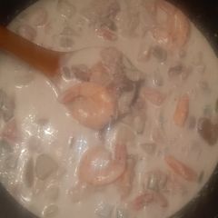 A picture of Seafood Chowder.