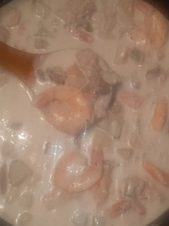 A picture of Seafood Chowder.
