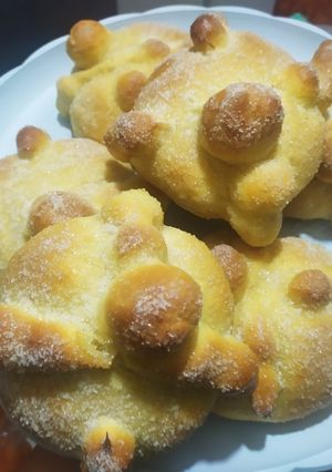 Una foto de Pan de muerto