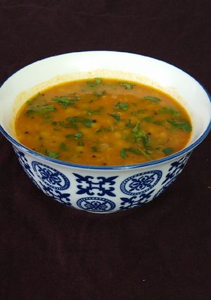 A picture of Tuvar daal.
