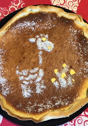 Une photo de Tarte noix de coco et citron de Sicile