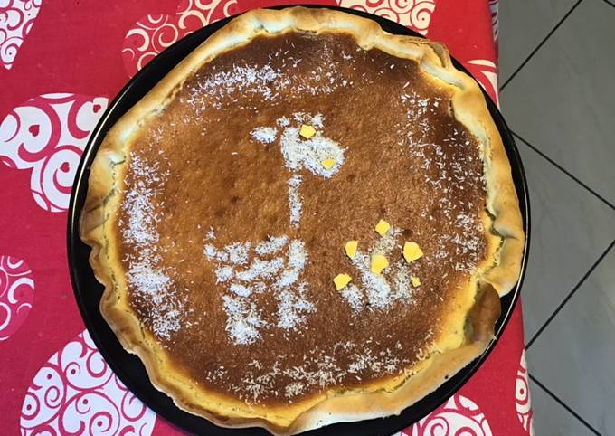 Tarte noix de coco et citron de Sicile