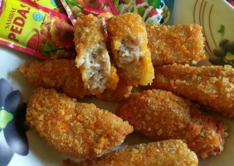 Naget ayam susu tahu ala makci😘