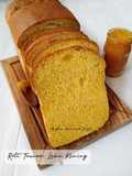 Pumpkin Loaf Bread - Roti Tawar Labu Kuning