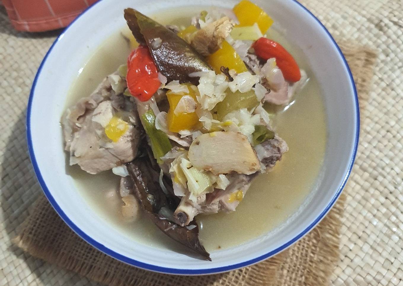 Garang asem ayam rebus ala fe