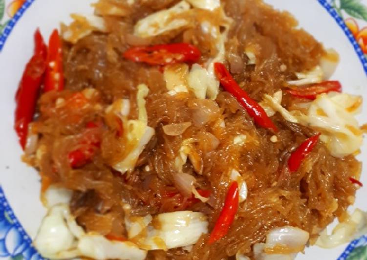 Langkah Mudah untuk Menyiapkan Soun goreng kecap Anti Gagal