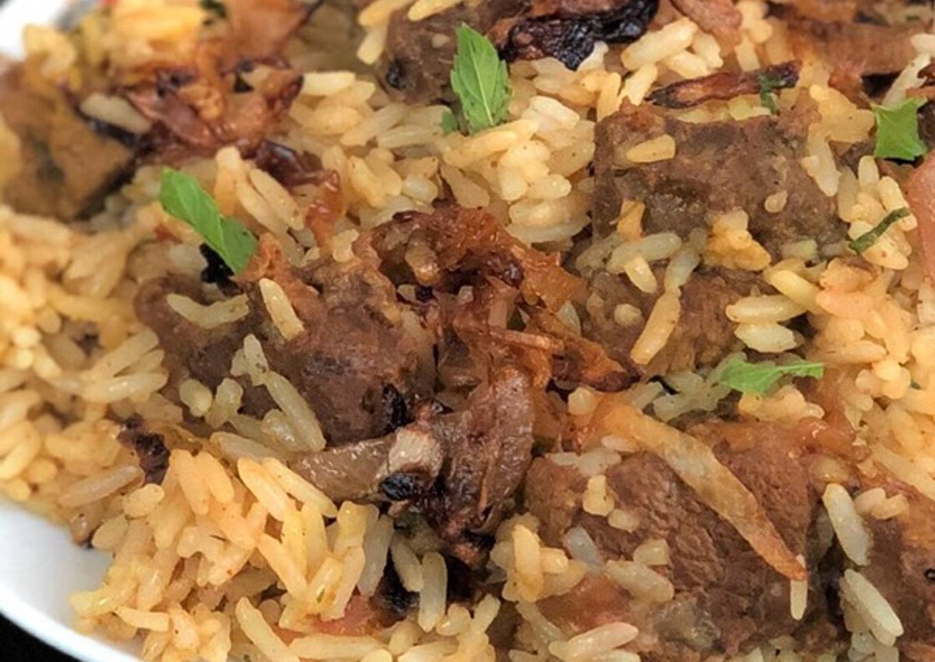 Lamb biryani