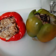 A picture of Stuffed peppers.