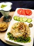 Chinese Style Burnt Garlic Veg Fried Rice
